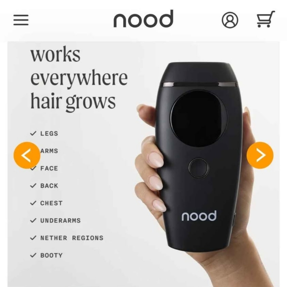 Nood Black Hair Removal Device